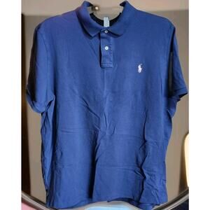 Men's POlo Ralph Lauren Xl Tg Classic Fit Polo 100% Cotton Pink Pony